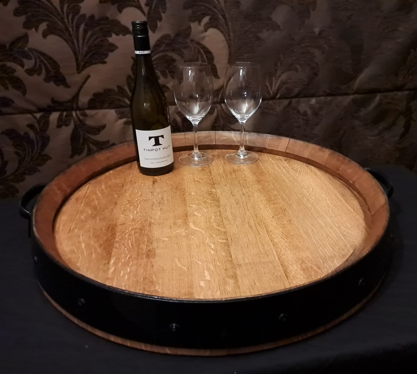 Barrel top platter