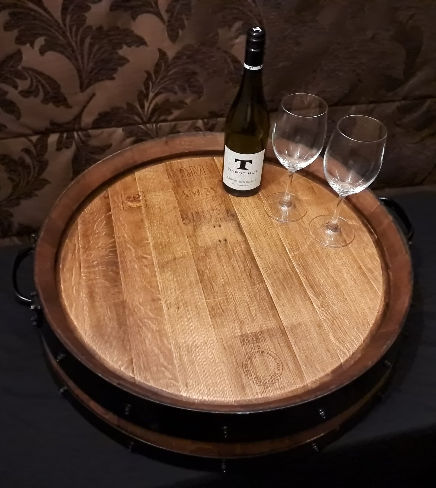 Barrel top platter