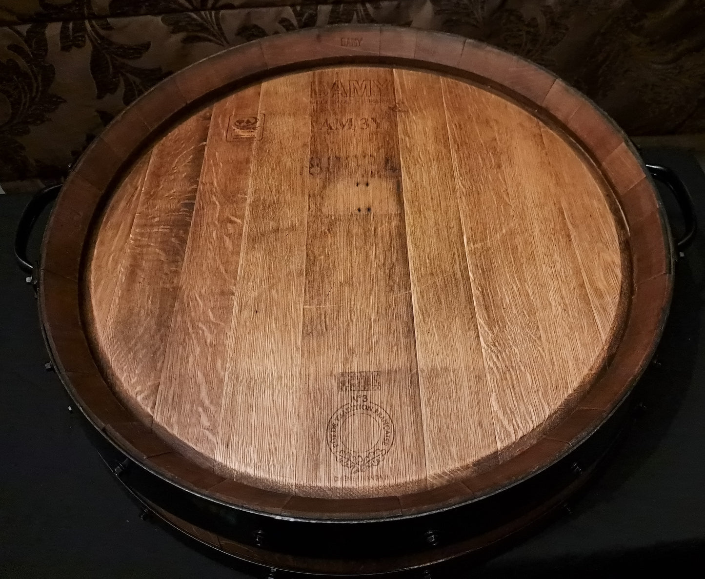 Barrel top platter