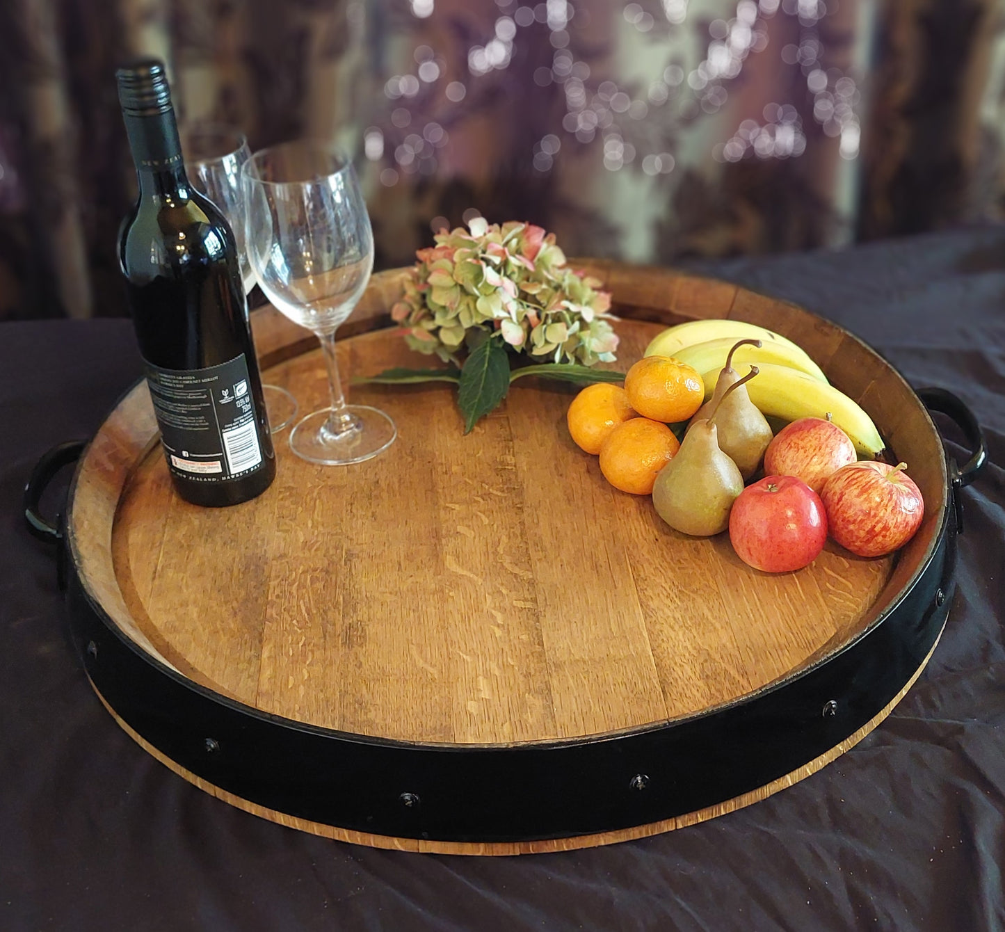 Barrel top platter