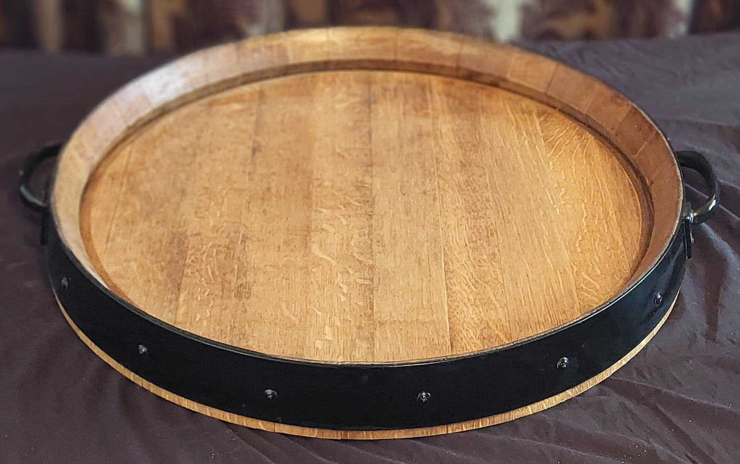 Barrel top platter